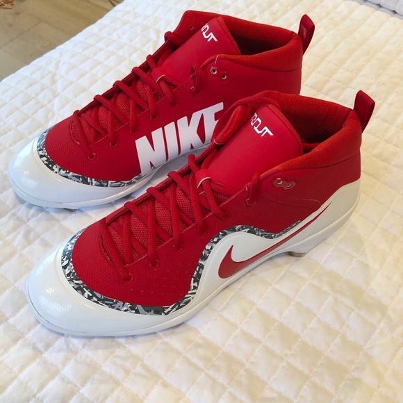 NIKE MIKE TROUT Force Air 4 Baseball cleats sz 12 - Picture 2 of 5
